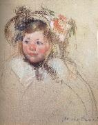 Mary Cassatt Sarah wearing the hat and seeing left France oil painting artist